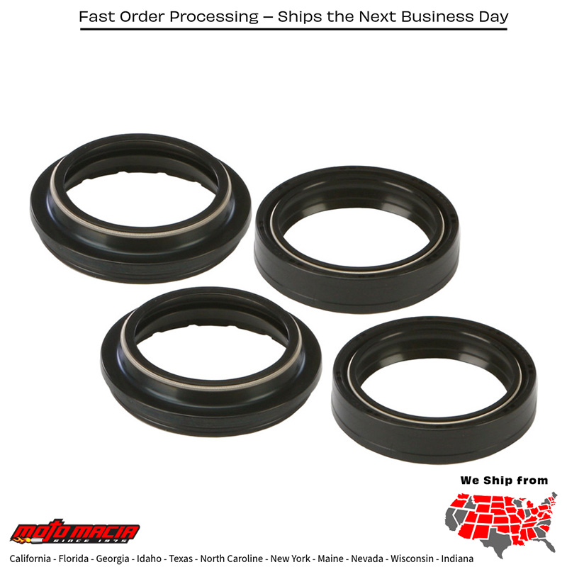 All Balls FORK & DUST SEAL WIPER KIT Moto Guzzi 850 Lemans 1976-1976 BMW F700GS 2013-2017 BMW F650GS 2009-2012 BMW R1200GS 2004-2013 BMW R1200R 2012-2014 BMW R1200ST 2005-2007 BMW F650CS 2001-2005 BMW G650GS 2010-2015 BMW Hp2 Sport 2008-20