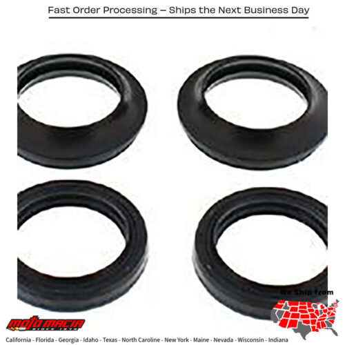 All Balls  FORK & DUST SEAL WIPER KIT Suzuki GW250 (Inazuma) 2015-2017 Honda VT500C Shadow 1985-1986 Kawasaki ZX1100 GPz 1983-1985 Suzuki GS500F 2004-2009 Suzuki GS500E 1989-2002 Suzuki GS1150E 1983-1986 Suzuki GS550E 1983-1984 Harley David