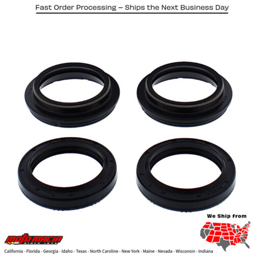 All Balls  FORK & DUST SEAL WIPER KIT Yamaha VMX1200 V-Max 1985-1992 Yamaha XVZ1200 Venture 1983-1984 BMW K1200RS 2005-2005 Honda VT600C Shadow VLX 2006-2006 Suzuki Tm75 1975-1976 Yamaha XVZ1300D Venture Royale 1986-1986 Yamaha XVZ1200D Ven