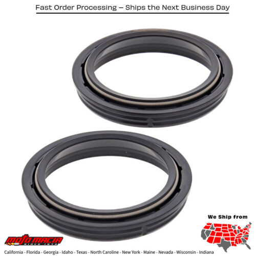 All Balls  FORK DUST SEAL KIT Honda CR250R 1997-2007 Kawasaki KX250F 2006-2012 Suzuki RMX450Z 2010-2019 Suzuki RM-Z250 2007-2012 Suzuki RM-Z450 2005-2012 Suzuki DR-Z400SM 2005-2022 Suzuki RM250 2004-2008 Suzuki RM125 2001-2008 Triumph Thund