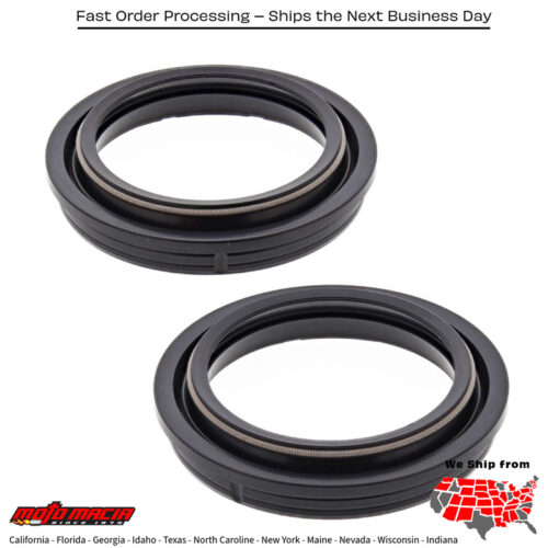 All Balls  FORK DUST SEAL KIT Triumph Speed Triple 955 I.E. 2000-2004 Honda CRF1000L Africa Twin 2016-2019 Honda VT1300CTA Interstate ABS 2013-2013 Suzuki VL1500BT C90T Boulevard Touring B.O.S.S. 2013-2013 Triumph Tiger 800 Xc 2011-2014 Kaw