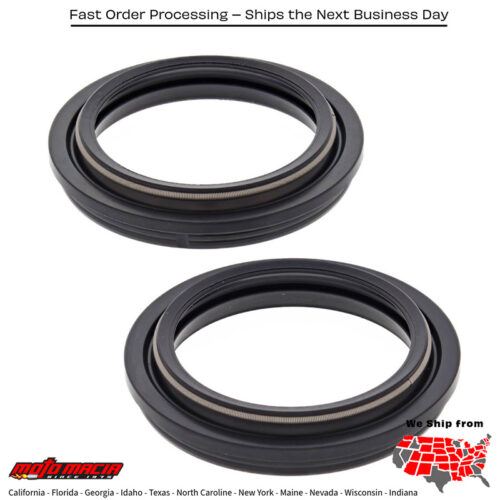 All Balls  FORK DUST SEAL KIT Indian Roadmaster 2015-2022 Triumph Tiger 1215 Explorer 2012-2015 Indian Springfield 2016-2022 Polaris 700 Dragon Switchback 136" 2008-2008 Polaris 800 IQ 121" 2008-2008 Indian Chief Classic 2014-2018 Indian Ch