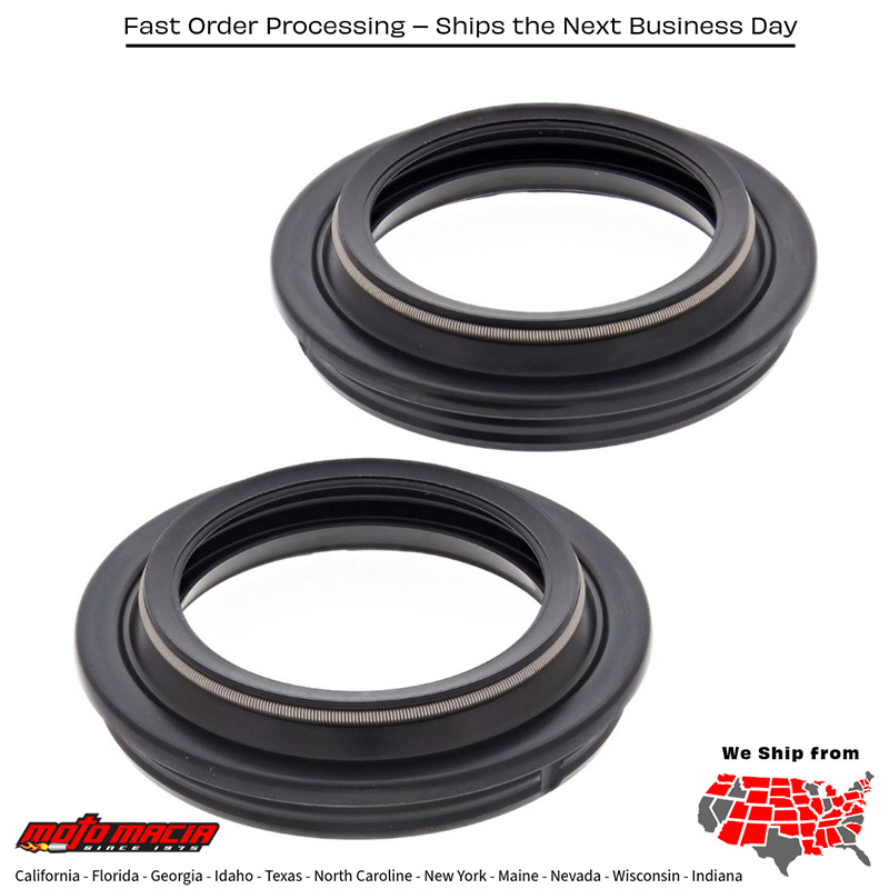 All Balls FORK DUST SEAL KIT Honda CBR300R 2015-2020 Honda CB300F 2015-2018 Buell Blast 500 2000-2009 Honda CBR250R 2011-2013 Kawasaki EX300F Ninja 300 2013-2017 Cobra CX65 2007-2013 Gas-Gas EC 200 2011-2011 Gas-Gas EC 250 2011-2011 Gas-Ga