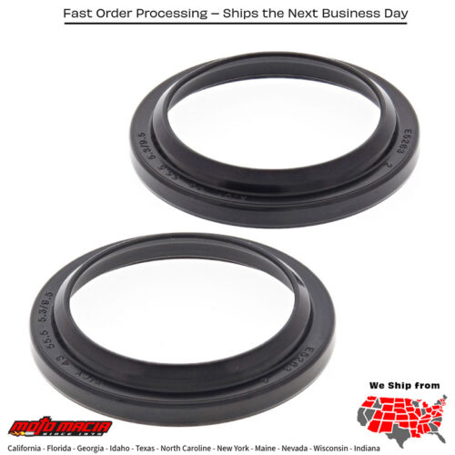 All Balls  FORK DUST SEAL KIT Polaris 440 IQ 2006-2006 Polaris 900 Fusion 2006-2006 Triumph Tiger 1050 2001-2006 Victory Kingpin 2009-2010 Honda CR480R 1982-1982 Honda CR125R 1984-1986 Honda CR250R 1982-1982 Kawasaki ZG1400 Concours 2012-20
