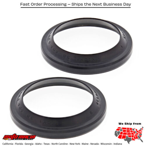 All Balls  FORK DUST SEAL KIT Honda CR125R 1982-1983 Honda XR250R 1984-1985 Kawasaki KL600 1984-1986 Kawasaki KDX 450 1982-1982 Kawasaki KDX 420 1981-1981 Kawasaki KX420 1980-1981 Kawasaki KDX 400 1979-1980 Kawasaki ZN1100B Ltd 1984-1985 Ka