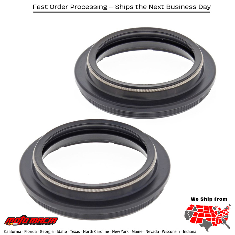 All Balls FORK DUST SEAL KIT BMW F800R 2015-2018 Gas-Gas EC 250F 2010-2014 Kawasaki KRT 750 Teryx4 4X4 EPS LE 2012-2012 Polaris Ranger 900 Diesel 2013-2013 Polaris RZR XP 900 2013-2013 Polaris Ranger Crew 900 Diesel 2013-2013 Polaris RZR 5