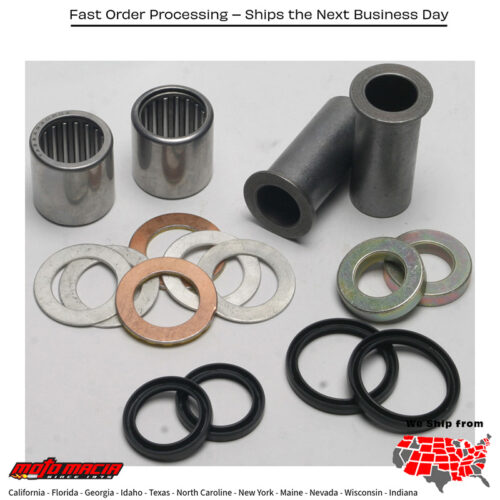 SWINGARM BEARING KIT Kawasaki KLX400R 2003-2003 Kawasaki KLX400SR 2003-2003 Suzuki RMX450Z 2010-2019 Suzuki RM-Z250 2007-2024 Suzuki RM-Z450 2005-2024 Suzuki DR-Z400S 2000-2020 Suzuki DR-Z400SM 2005-2024 Suzuki RM250 1996-2008 Suzuki DR-Z40