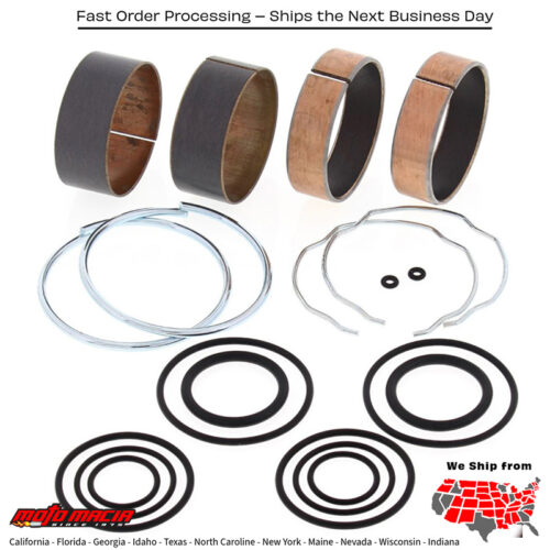 Fork Bushing Kit Kawasaki Kx250f 2006-2012 Suzuki Rmx450z 2010-2019