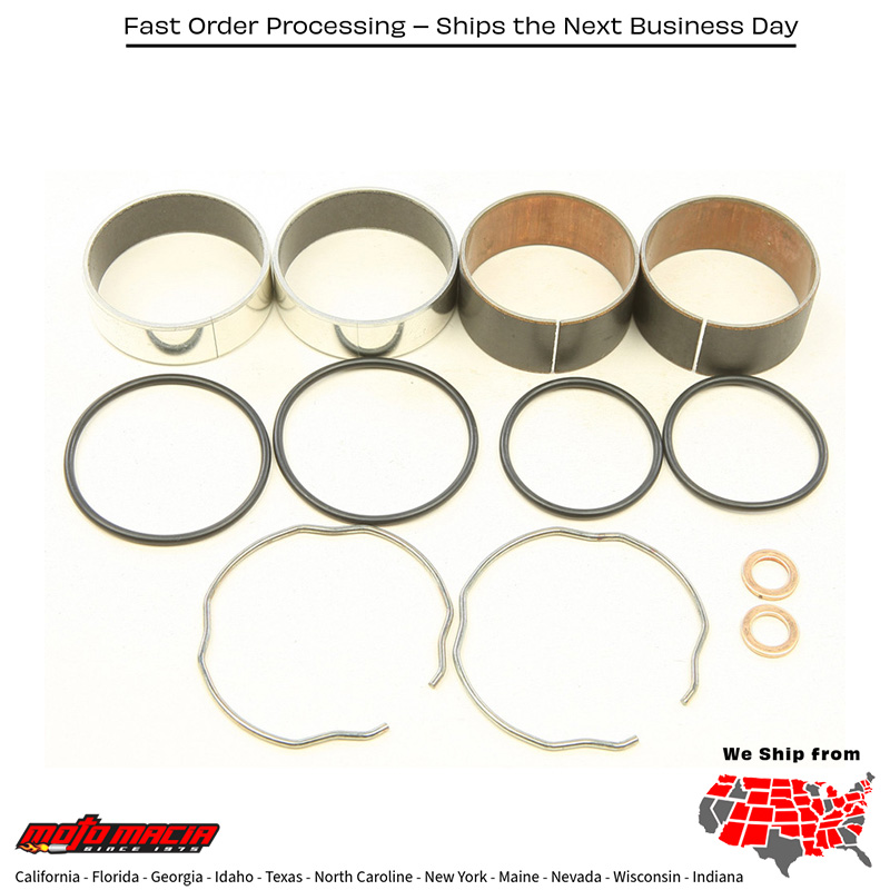 Fork Bushing Kit Honda Crf250lr Rally 2018-2018 Crf250lra Abs 2 more