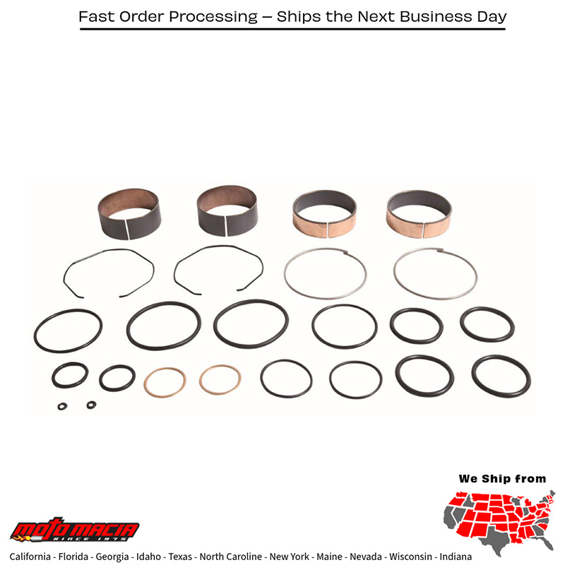 Fork Bushing Kit Kawasaki Kx250x 2021-2022 Kx250f 2020-2022 more