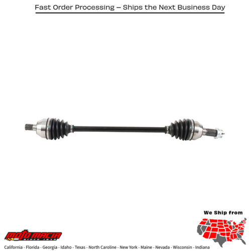 6 Ball Heavy Duty Axle Front Can-Am Maverick X3 Max Turbo R 19-19