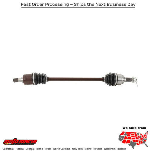 6 Ball Heavy Duty Axle Rear Honda Muv700 Big Red 09-13