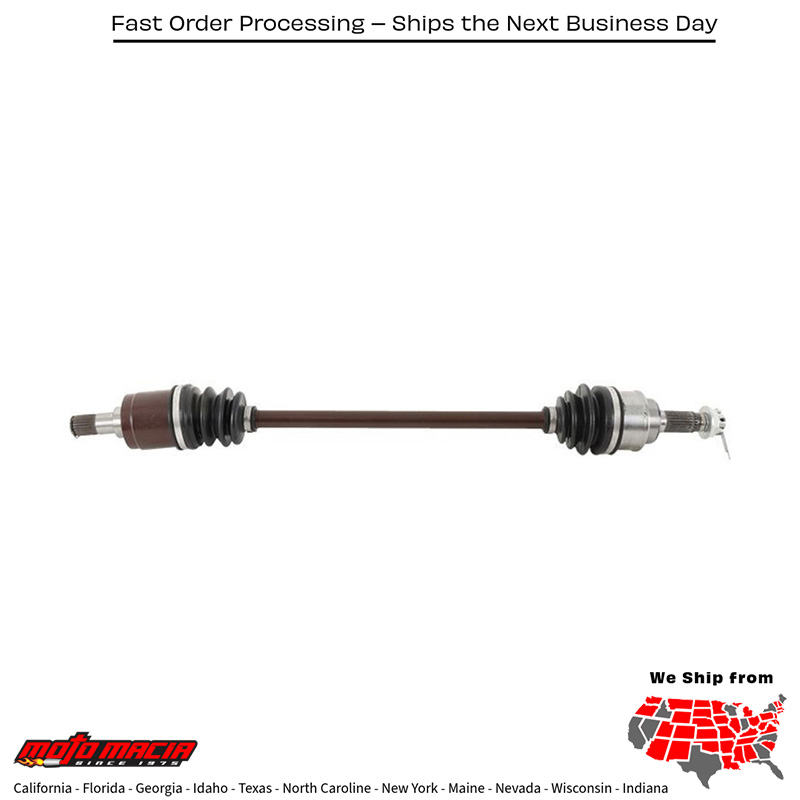 6 Ball Heavy Duty Axle Rear Honda Muv700 Big Red 09-13