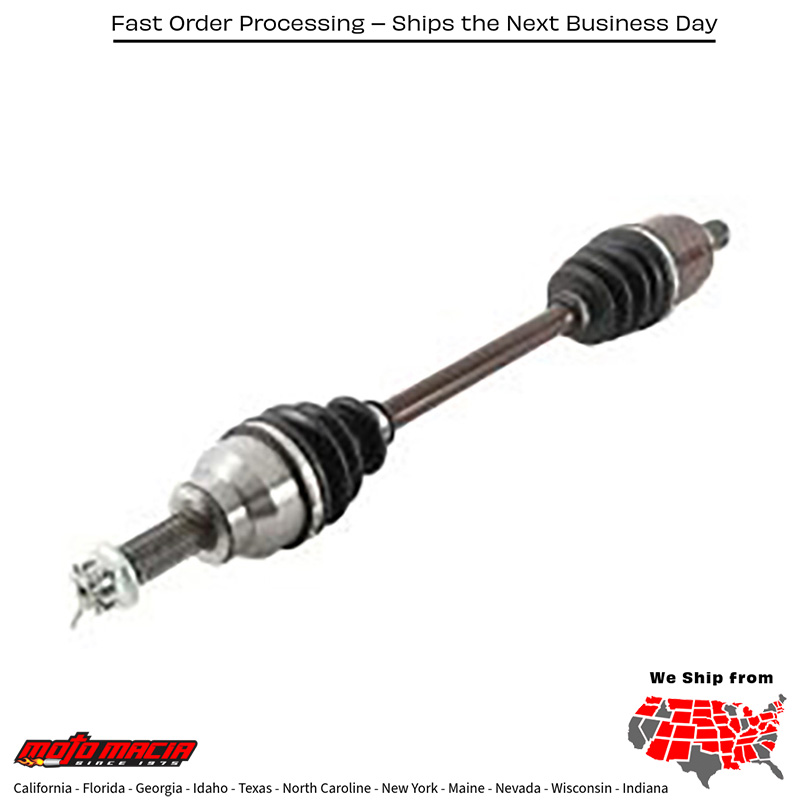 6 Ball Heavy Duty Axle Front Honda Sxs700m4 Pioneer 700-4 14-21 - Image 2