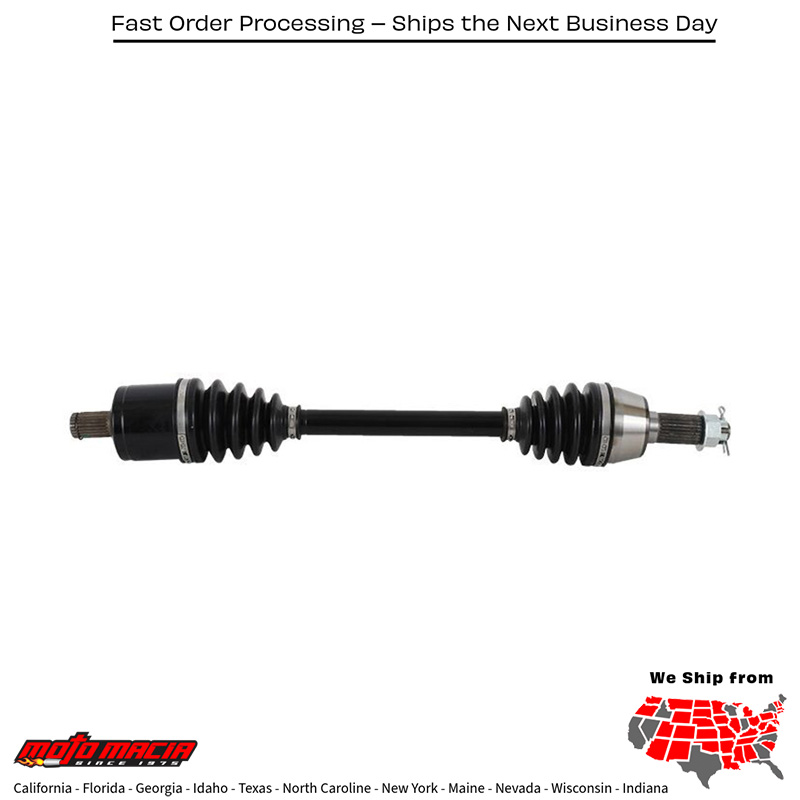 6 Ball Heavy Duty Axle Front Polaris Rzr 570 12-20 800 08-14
