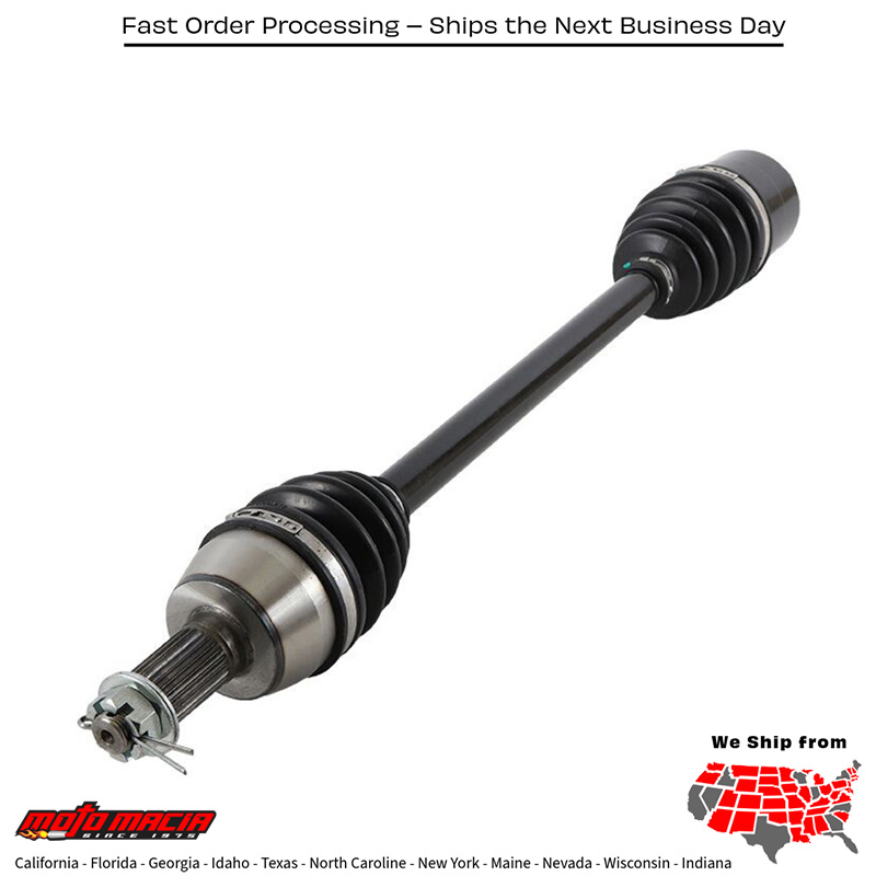 6 Ball Heavy Duty Axle Front Polaris Ranger Crew 800 4x4 Eps 10-13