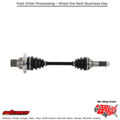 6 Ball Heavy Duty Axle Rear Yamaha YFM660FG Grizzly 4WD [IRS] 03-08