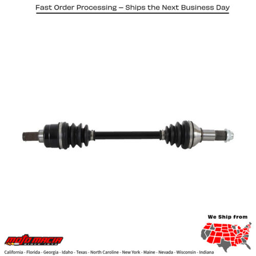 6 Ball Heavy Duty Axle Rear Yamaha Yfm550fg Grizzly Fi 4wd [Irs] 09-14 Yamaha