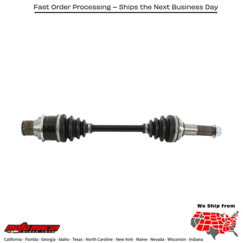 6 Ball Heavy Duty Axle Rear Yamaha Yfm400fbi Big Bear 4wd [Irs] 07-12YFM 40