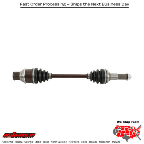 6 Ball Heavy Duty Axle Rear Yamaha Yfm400fbi Big Bear 4wd [Irs] 07-12YFM 40