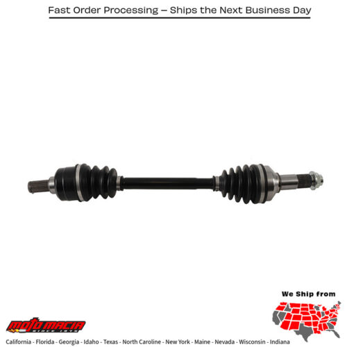 6 Ball Heavy Duty Axle Rear Yamaha Yfm700f Grizzly Fi 4wd Eps [Irs] 16-22 Years