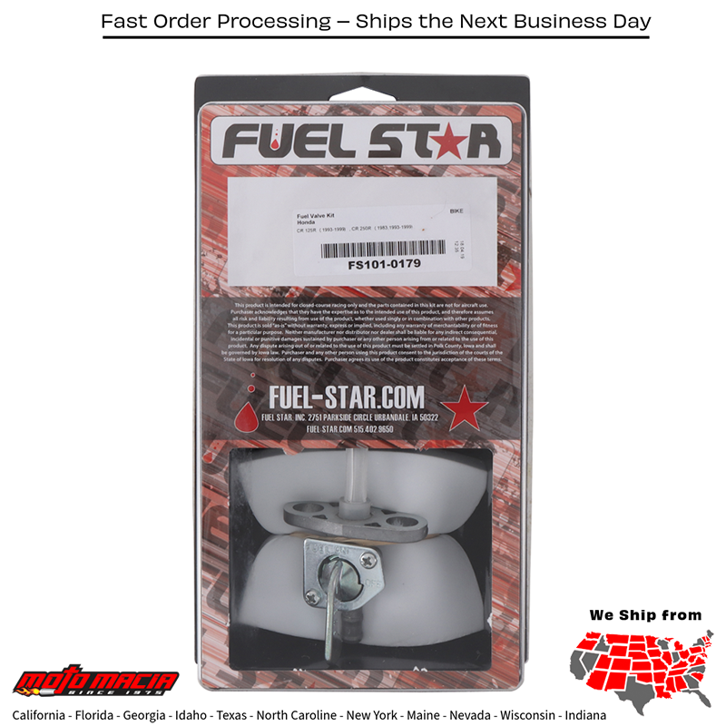 Fuel Valve OEM Part CR 125 R (93-99); CR 250 R (83,93-99)