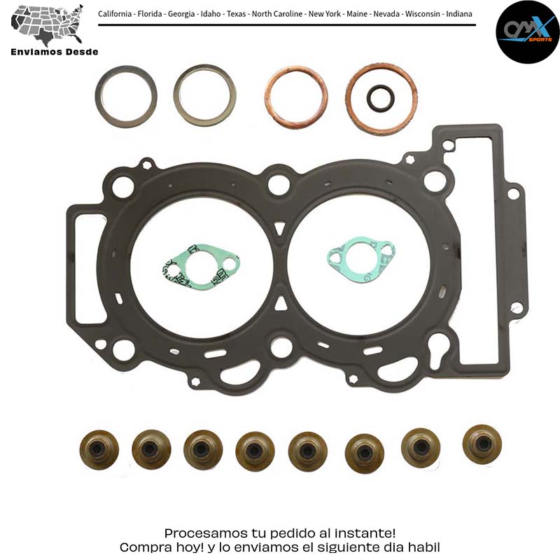 TOP END GASKET KIT W/O VALVE COVER GASKET Polaris Sportsman 850 SP Scrambler 850 Sportsman X2 850 Sportsman XP 850 H.O. EPS Sportsman 850 H.O. Wv Sportsman Touring 850 EPS Sportsman XP 850 Sportsman XP 850 EPS Sportsman XP 850 HO EPS Sportsman 850 HO Wv 2009-2018