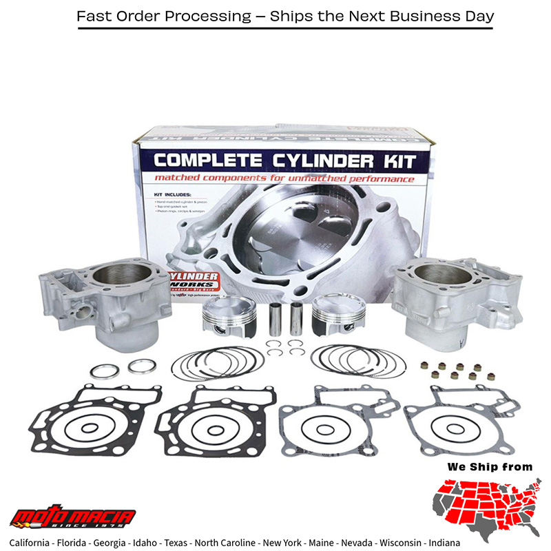 Cylinder Works Cylinder Kit 85.00/Std 9.3:1 Kawasaki Kvf750 Brute Force