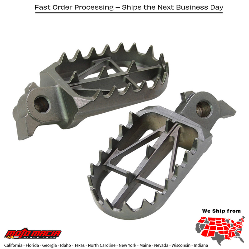 WIDE FOOTPEGS Kawasaki KX85 2001-2026 Kawasaki KX100 1998-2021 Kawasaki KX65 2000-2025