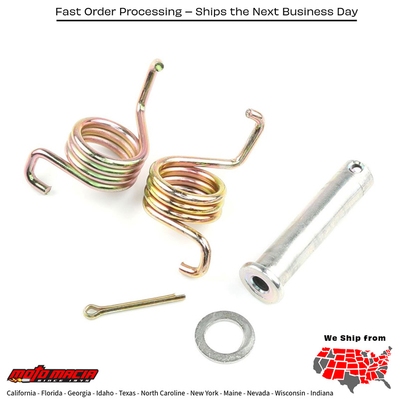 FOOTPEG SPRING PIN KIT Honda CRF250L 2013-2021 Honda CRF250M 2013-2013 Honda CRF250RL Rally 2017-2021 Honda CRF250LA ABS 2017-2021 Honda CRF250RLA Rally ABS 2017-2021 Honda CRF1000L Africa Twin 2018-2019 Honda CRF1000LD Africa Twin DCT 2018