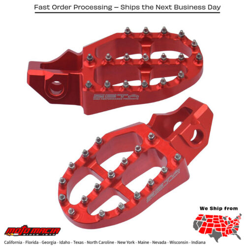 ALUMINUM FOOTPEGS GAS RED Husqvarna TX 300 2017-2019 Husqvarna FX 450 2017-2022 Husqvarna TE 150 2017-2019 KTM 350 EXC-F 2017-2023 Husqvarna TE 300 2017-2018 Husqvarna FE 250 2017-2023 Husqvarna FE 350 2017-2023 Husqvarna FE 450 2017-2023 H