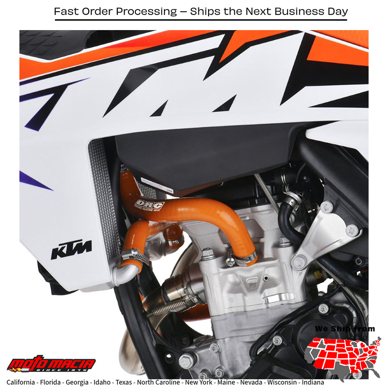 RADIATOR HOSE KIT KTM ORANGE KTM 250 SX-F 2023-2024 KTM 350 SX-F 2023-2024 KTM 250 XC-F 2023-2024 KTM 350 XC-F 2023-2024 KTM 350 EXC-F 2024-2024
