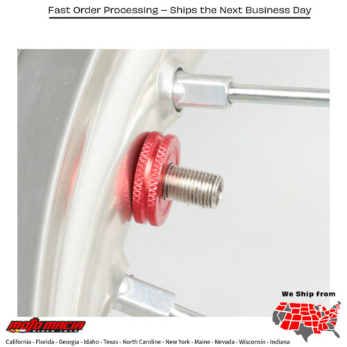 AIR VALVE BIG NUT RED