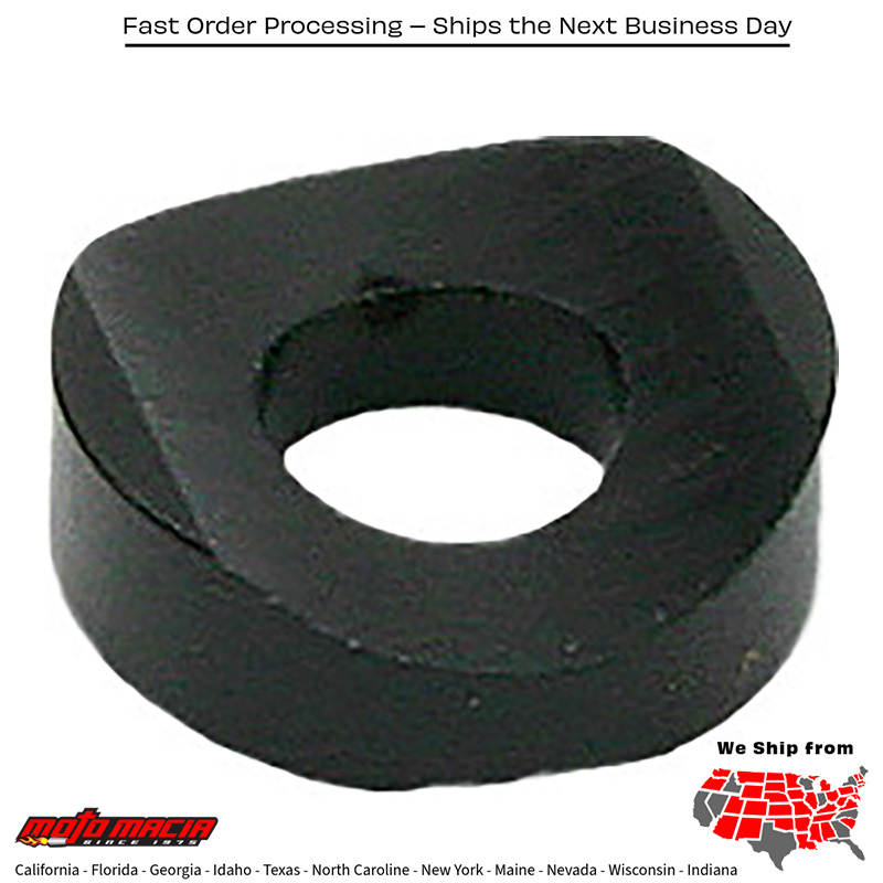 RIM LOCK SPACERS BLACK 2/PK