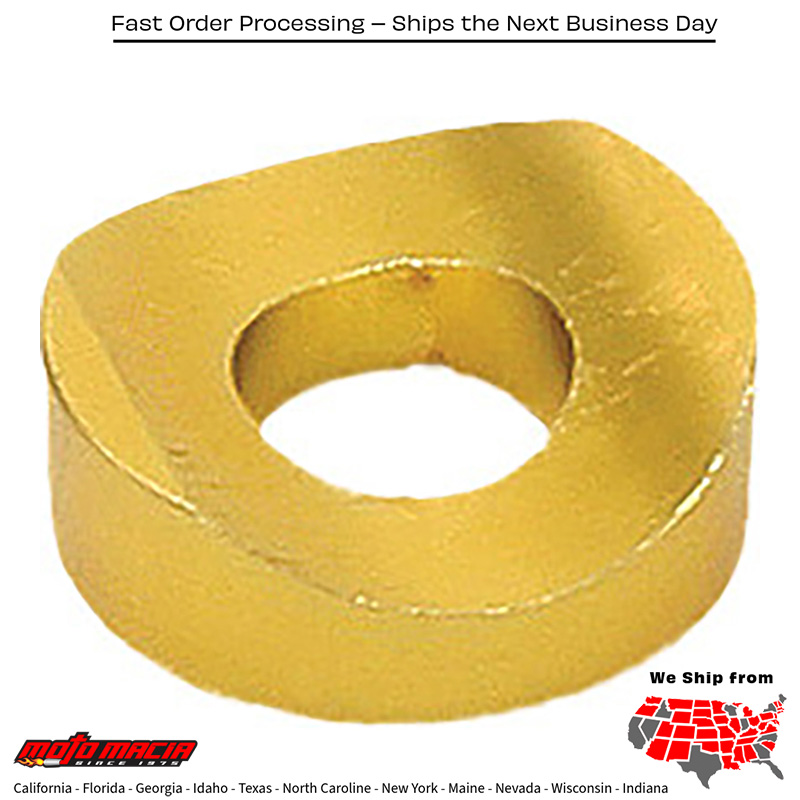 RIM LOCK SPACERS GOLD 2/PK