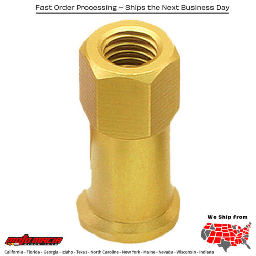 RIM LOCK NUTS GOLD 2/PK