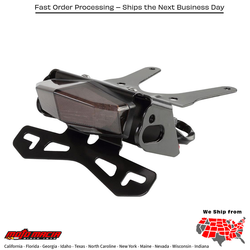 EDGE TAILLIGHT HOLDER KIT GREY LENS Honda CRF250L 2017-2020 Honda CRF250RL Rally 2017-2020 Honda CRF250LA ABS 2017-2020 Honda CRF250RLA Rally ABS 2017-2020