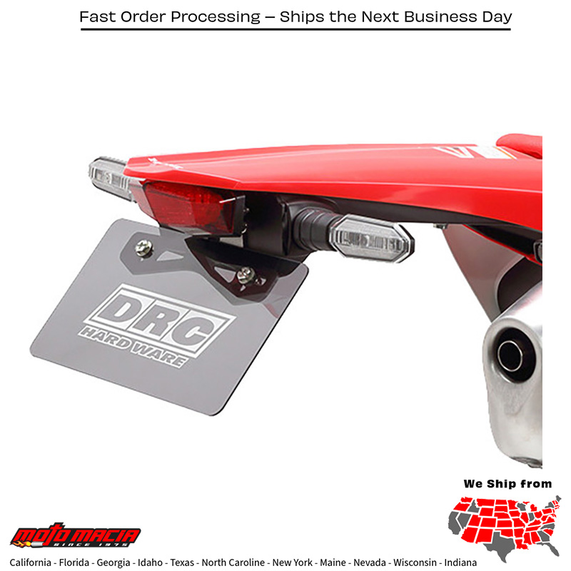 EDGE TAILLIGHT HOLDER KIT RED LENS Honda CRF450L 2019-2020 Honda CRF450RL 2021-2023