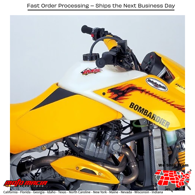 FUEL TANK NATURAL 5.0 GAL Bombardier DS 650 2000-2005 Bombardier DS 650X 2005-2006 Bombardier DS 650 Baja 2001-2004 Bombardier DS 650 Baja X 2004-2004 Bombardier Ds 650 Racer 2000-2003 Can-Am DS 650X 2007-2007 - Image 3