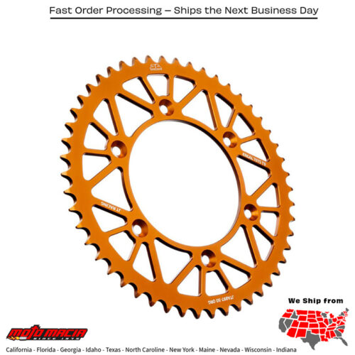 Rear Racelite Sproc (corona trasera de hierro)KET ALUM 50T-520 ORG HUS/HUSQ/KTM KTM 150 XC-W 2017-2017 KTM 350 EXC-F 2012-2017 KTM 500 XCF-W 2012-2016 KTM 350 XCF-W 2008-2016 KTM 350 XC-F 2010-2017 KTM 150 XC 2008-2015 KTM 350 SX-F 2010-201