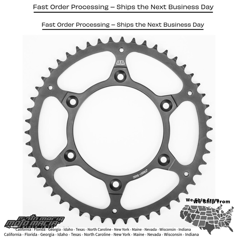Rear Sprocket Steel (corona trasera de hierro) 42T-520 SC HUS/HUSQ/KTM HUSQVARNA FE 350S 2015-2021 KTM FREERIDE 250R 4-STROKE 2015-2017 KTM 150 XC-W 2017-2023 HUSQVARNA TX 300 2017-2019 HUSQVARNA FX 350 2017-2023 HUSQVARNA TE 150 2017-2020