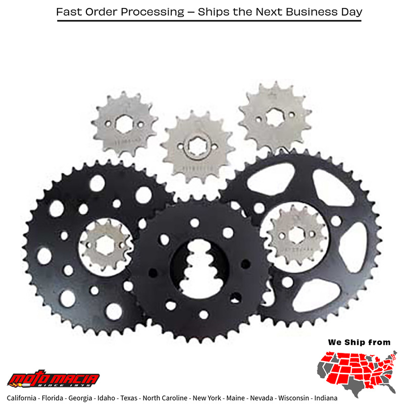 Rear Sprocket Steel (corona trasera de hierro) 38T-520 SUZUKI LT-R450 QUADRACER 2006-2009 SUZUKI LT-Z400 QUADSPORT Z 2009-2012