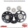 Rear Sprocket Steel (corona trasera de hierro) 45T-530 TRI TRIUMPH SPRINT GT 1050 2011-2012 TRIUMPH SPEED TRIPLE R 1050 2012-2016 TRIUMPH SPEED TRIPLE 1050 2012-2016