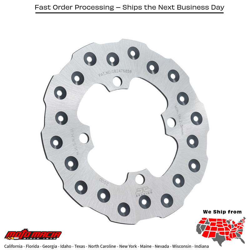 REAR BRAKE ROTOR SS SELF CLEANING Kawasaki Suzuki KX65 RM65 2000-2018