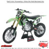 REPLICA 1:6 RACE BIKE 14 KAWASAKI KFX450 GREEN
