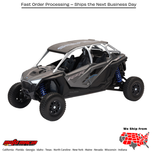1:18 SCALE POLARIS RZR PRO R4 MATTE HEAVY METAL