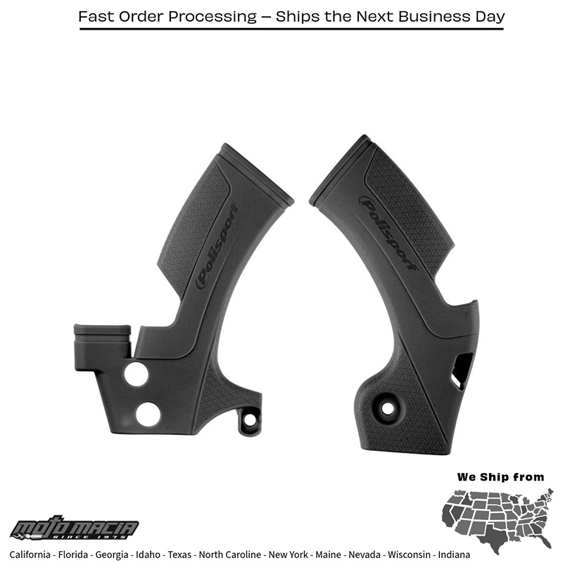 FRAME PROTECTOR BLACK Kawasaki KX450F 2009-2018