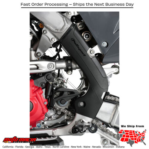 FRAME PROTECTOR BLACK Honda CRF450RX 2017-2018 Honda CRF450R 2017-2018 Honda CRF250R 2018-2019 Honda CRF250RX 2019-2019