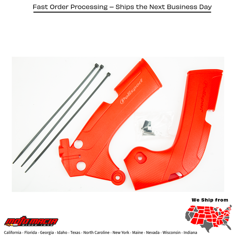 FRAME PROTECTOR RED Honda CRF450RX 2017-2019 Honda CRF450R 2017-2019 Honda CRF250R 2018-2019 Honda CRF450R W.E. 2019-2019 Honda CRF250RX 2019-2019