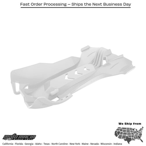 FORTRESS SKID PLATE WHITE Husqvarna TE 300 2014-2016 Husqvarna TC 250 2014-2016 Husqvarna TE 250 2014-2016